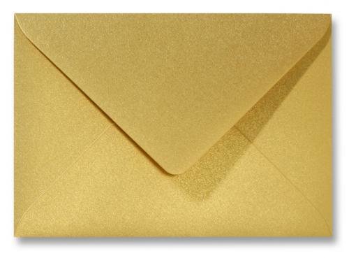 Briefumschläge metallic gold 110x156mm - Glamour