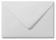 Briefumschläge metallic white 110x156mm - Glamour