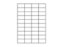 Etiketten 52,5x29,7mm weiss - 40 Etiketten/Blatt