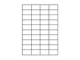 Etiketten 52,5x29,7mm weiss - 40 Etiketten/Blatt