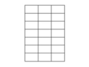 Etiketten 70,0x42,3mm weiss - 21 Etiketten/Blatt