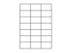 Etiketten 70,0x42,3mm weiss - 21 Etiketten/Blatt