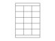 Etiketten 70,0x50,8mm weiss - 15 Etiketten/Blatt