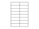 Etiketten 105,0x37,0 mm weiss - 16 Etiketten/Blatt