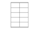 Etiketten 105,0x57,0 mm weiss - 10 Etiketten/Blatt