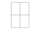 Etiketten 105,0x148,0 mm weiss - 4 Etiketten/Blatt