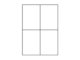 Etiketten 105,0x148,0 mm weiss - 4 Etiketten/Blatt