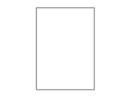 Etiketten 210,0x297,0 mm weiss - 1 Etikett/Blatt