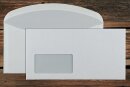 Kuvertierumschl&auml;ge 120x235mm mit und ohne Fenster nassklebend weiss 80g