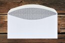 Kuvertierumschl&auml;ge C6/5 114x229 mm mit Fenster nassklebend weiss 80g - Zahlenmeer