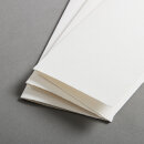 Bütten Karten handgerissen DIN lang - hochdoppelt