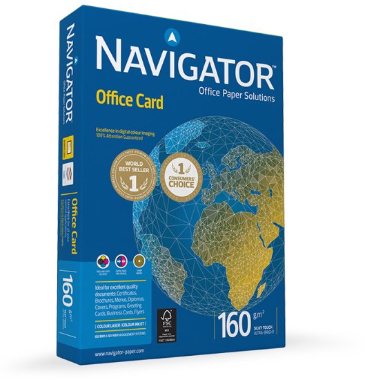 Papier A5 - Navigator Office Card - 160g