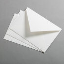 B&uuml;tten Briefumschl&auml;ge handgerissen DIN C5 - Futter grau