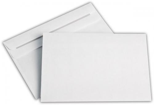 Briefumschlag DIN B6 ohne Fenster weiss 75g