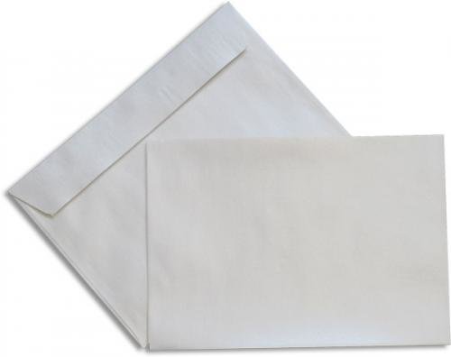 Briefumschlag C5 mit Perl-Effekt white pearl