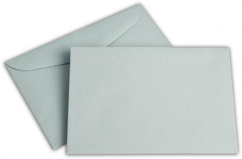 Kuvertierumschläge B6 Recycling blau ohne Fenster 75g