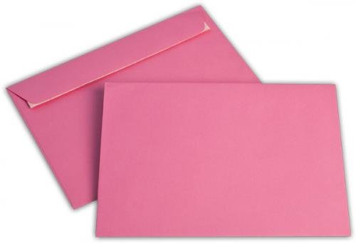 Briefumschlag C5 eosin-rot ohne Fenster - Elco Color