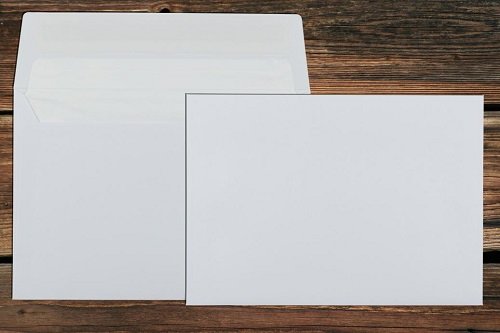 Seidenfutterhüllen weiss - B6 (125x176 mm) - weiss gefüttert