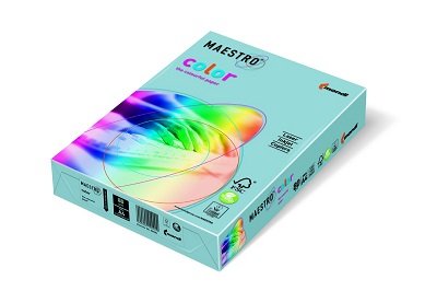 Druckerpapier A6 eisblau - Maestro Color 80g