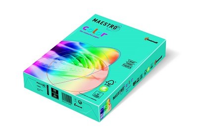 Druckerpapier A6 wasserblau - Maestro Color 80g