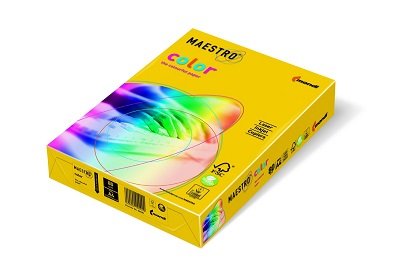 Druckerpapier A6 intensivgelb - Maestro Color 80g