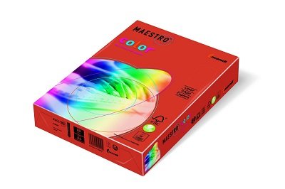 Druckerpapier A6 ziegelrot - Maestro Color 80g