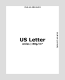 US Letter Papier - weiss 80g (500 Blatt)