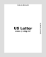 US Letter Papier - weiss 120g (500 Blatt)