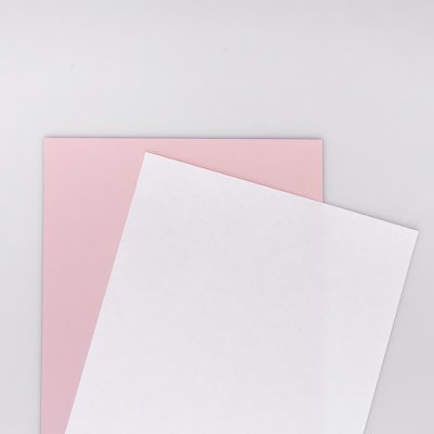 Durchschreibepapier A4 - 2-fach | weiss - rosa