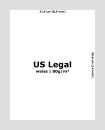 US Legal Papier 80g (20 lbs.) weiss