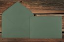 Briefumschläge metallic petrol 156x220mm - Glamour