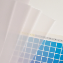 Transparentpapier wei&szlig; | DIN A4 / 210g - ICON Glam transparent white (FSC&reg;)