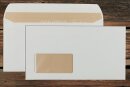 Briefumschläge 125x235 mm mit Fenster haftklebend...