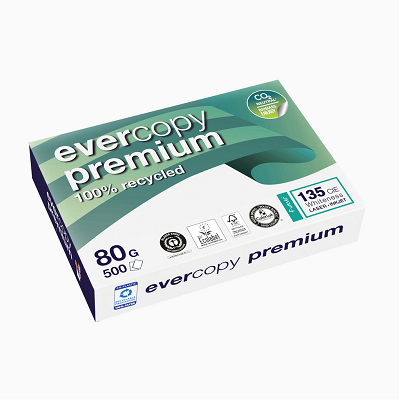 Recyclingpapier A4 & A3 - Evercopy Premium - FSC® - 80g