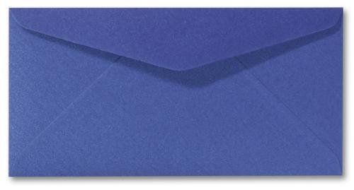 Briefumschläge glitzernd dark blue DIN lang - Glamour