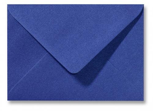 Briefumschläge metallic dark blue 120x180mm - Glamour